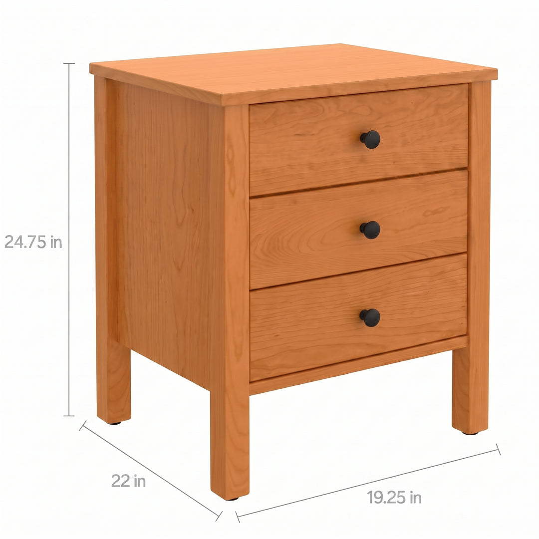 1810-3 - Addison Three Drawer Nightstand