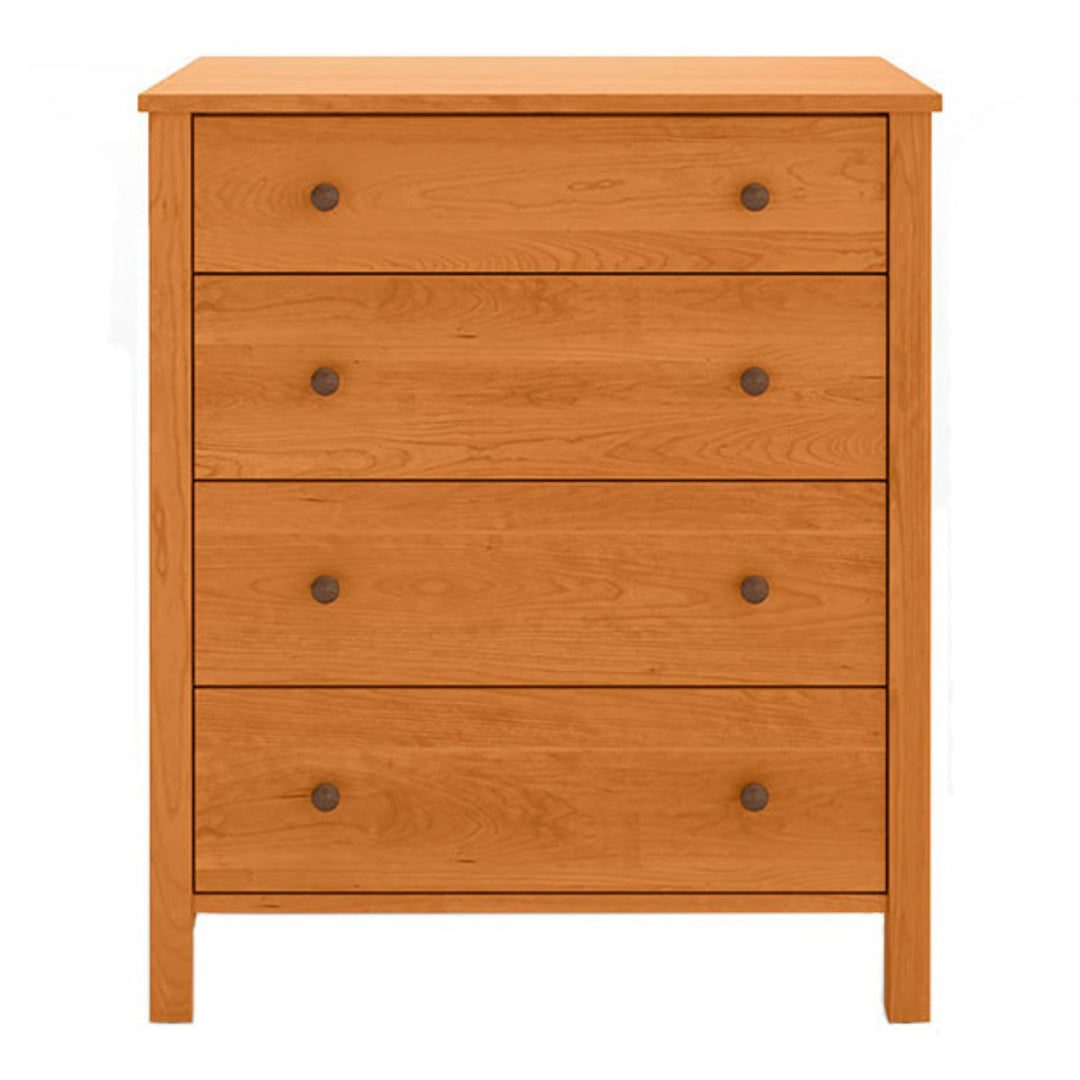 Cherry wood dresser Shaker style with 4 drawers