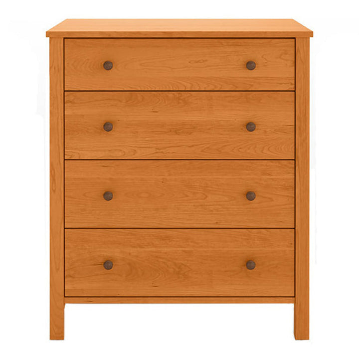 Cherry wood dresser Shaker style with 4 drawers