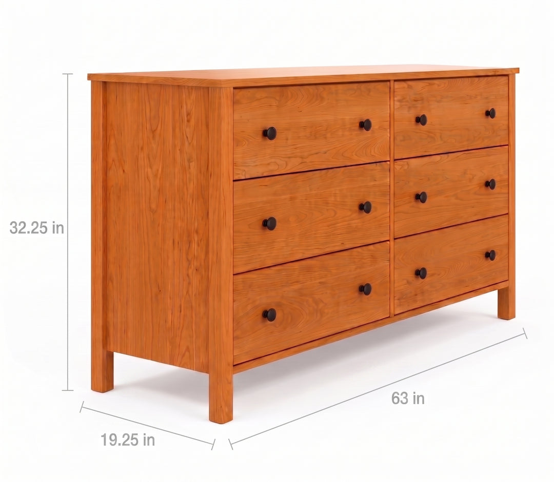1802 - Addison Six Drawer Dresser