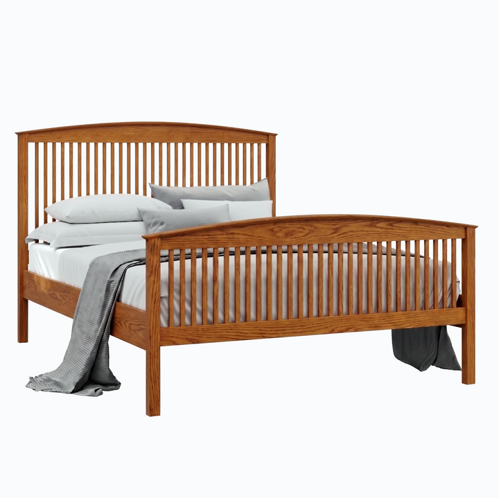 1914-HF - Addison Spindle Bed High Footboard