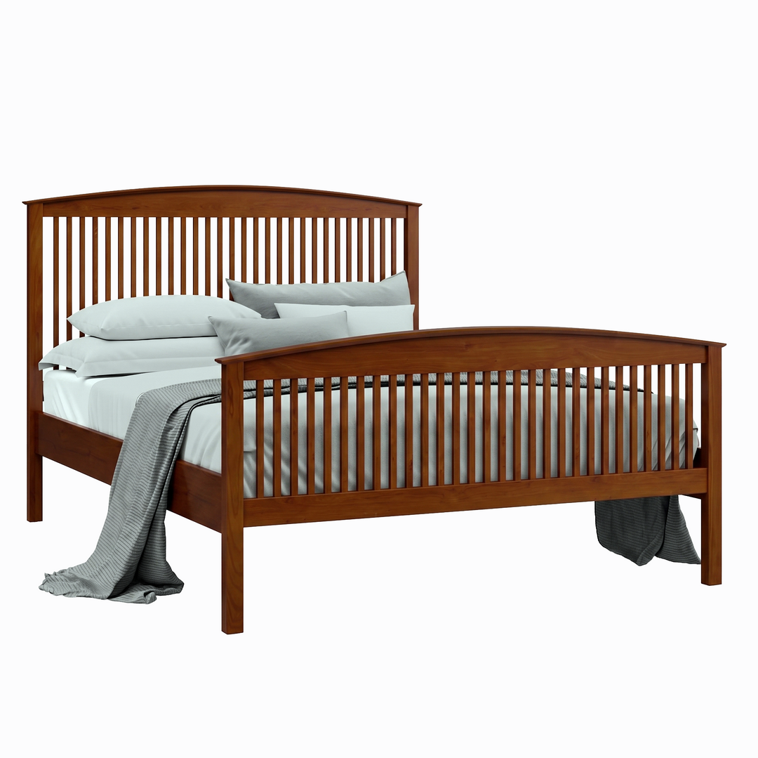 1914-HF - Addison Spindle Bed High Footboard