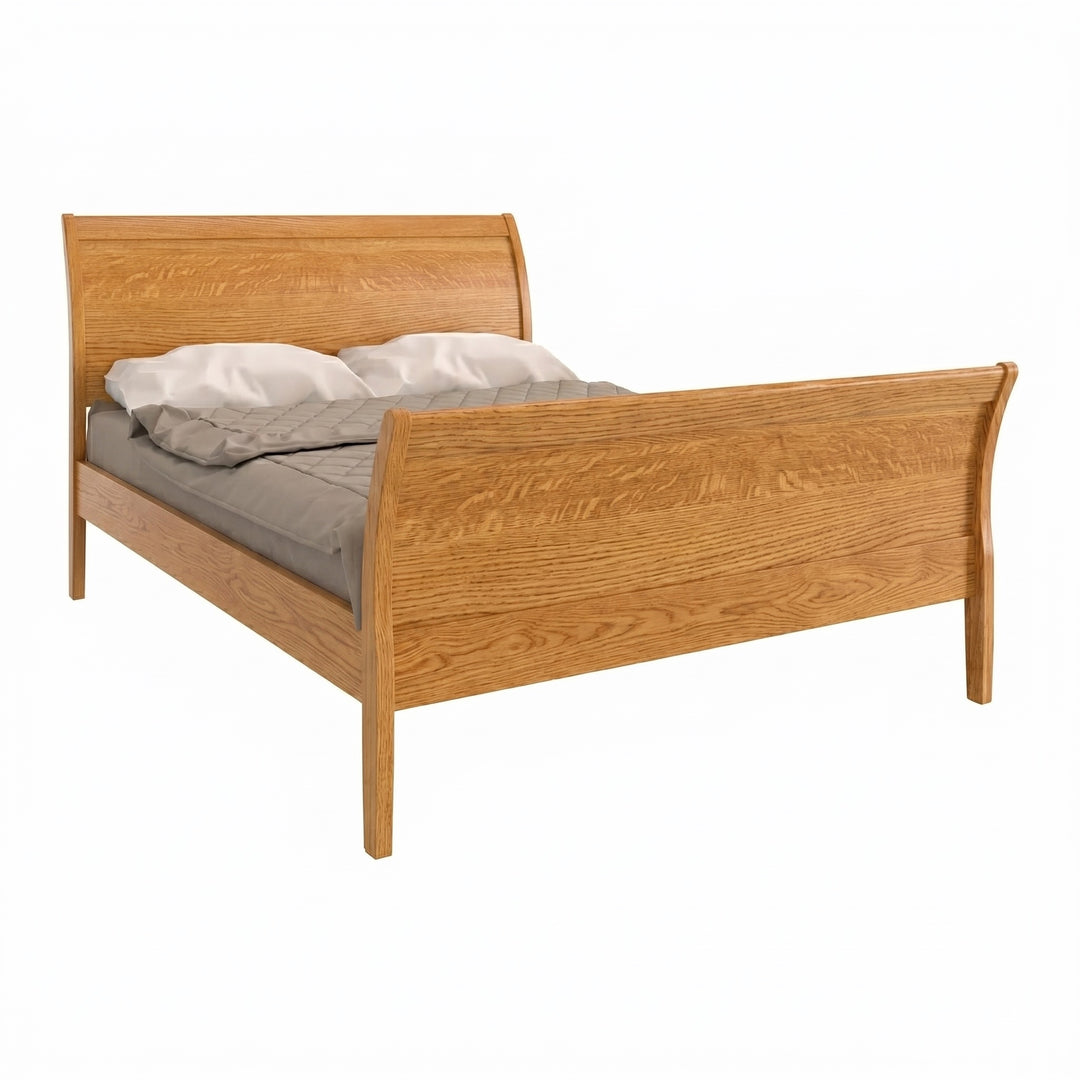 AB14-HF - Cascade Sleigh Bed High Footboard
