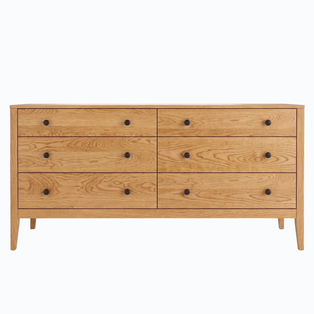 AL02 - Allen Six Drawer Dresser