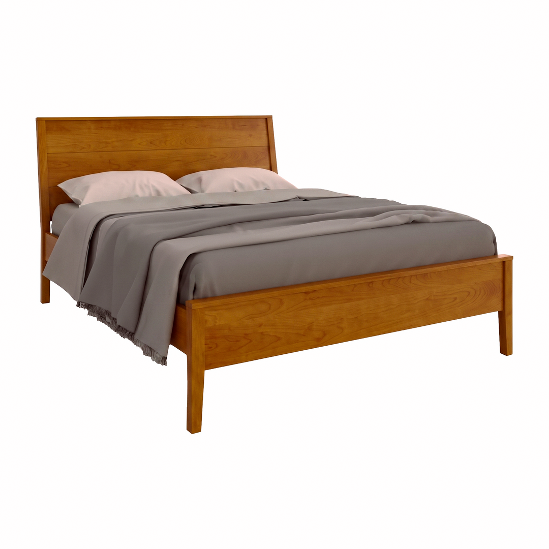 AL14-LF - Allen Panel Bed Low Footboard