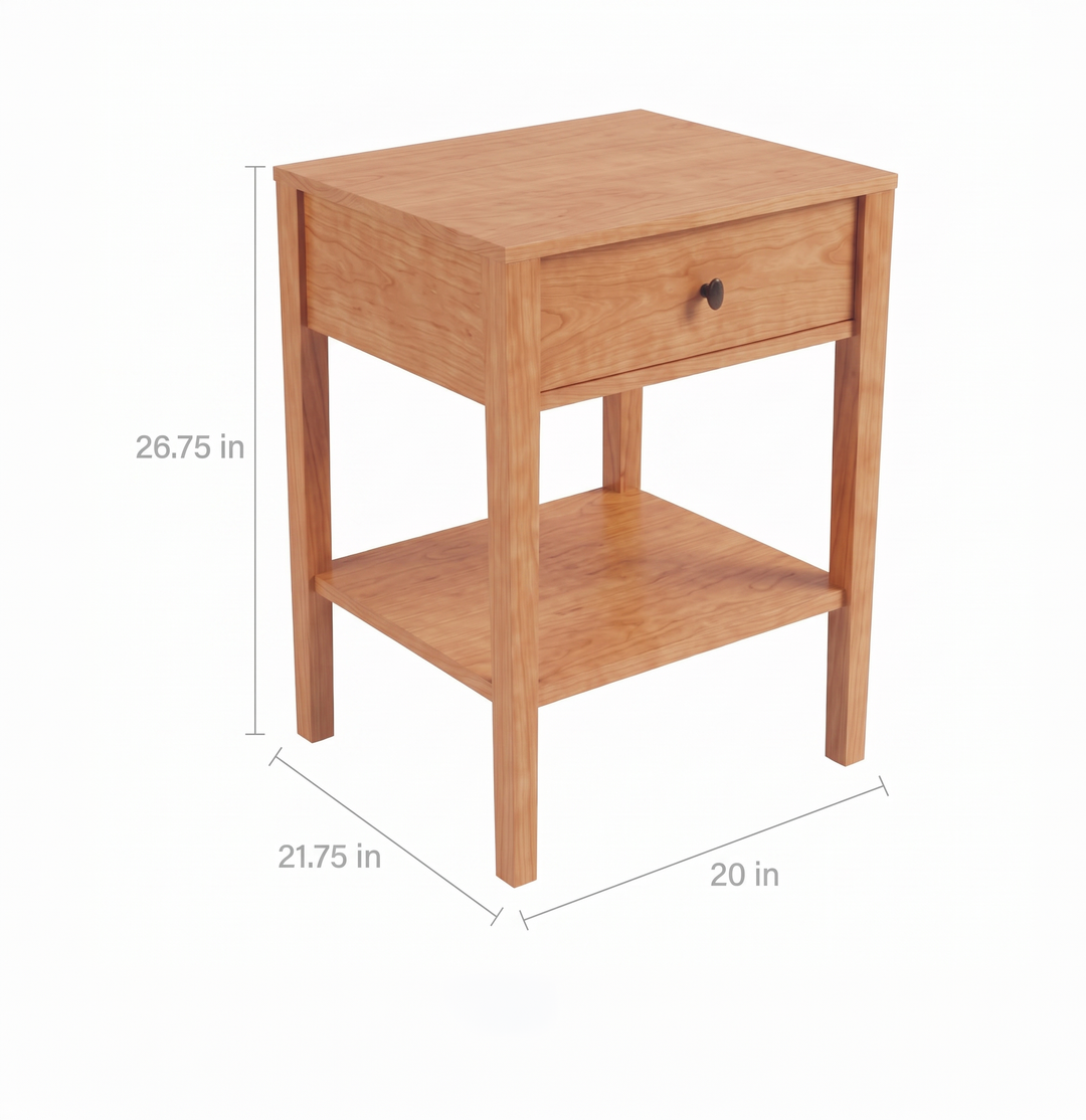 AM10 - Amesbury One Drawer Nightstand
