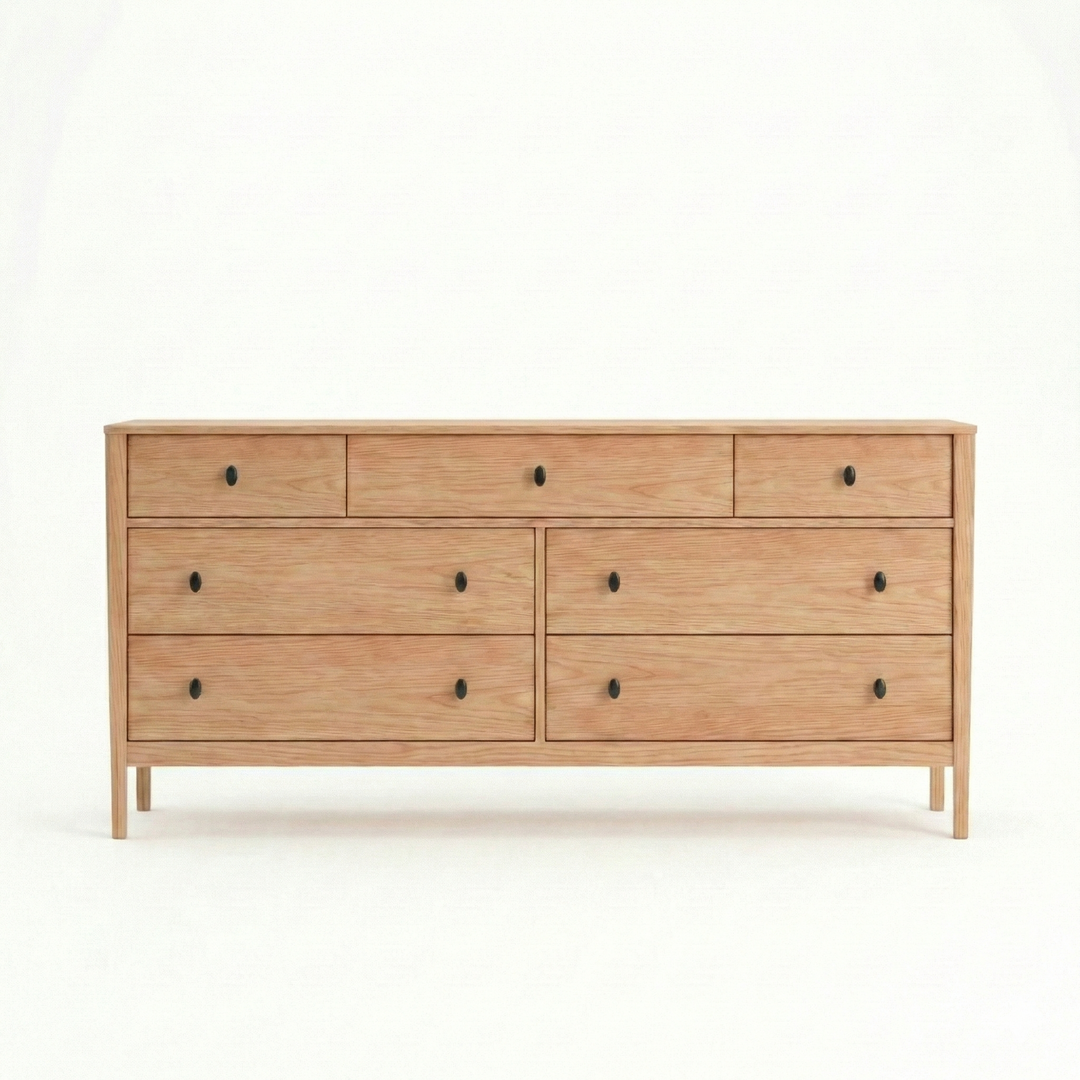 AM27 - Amesbury Seven Drawer Dresser