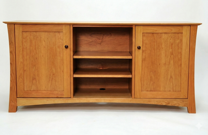 AR69-60 - 60" Mid Century Modern TV Console