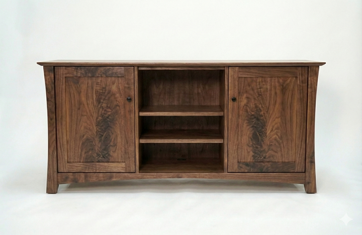 AR69-60 - 60" Mid Century Modern TV Console