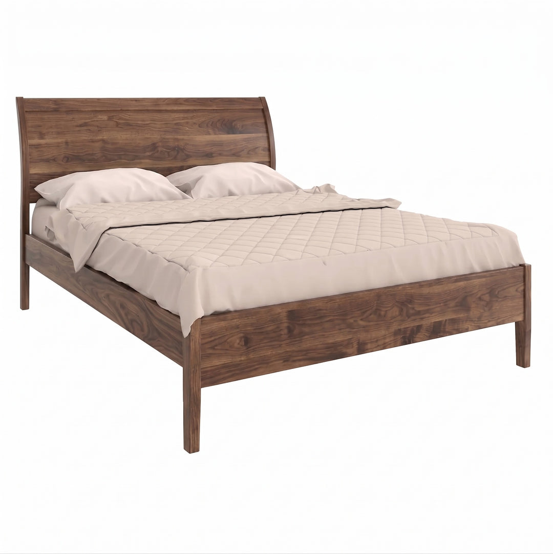 AB14-LF - Cascade Sleigh Bed Low Footboard