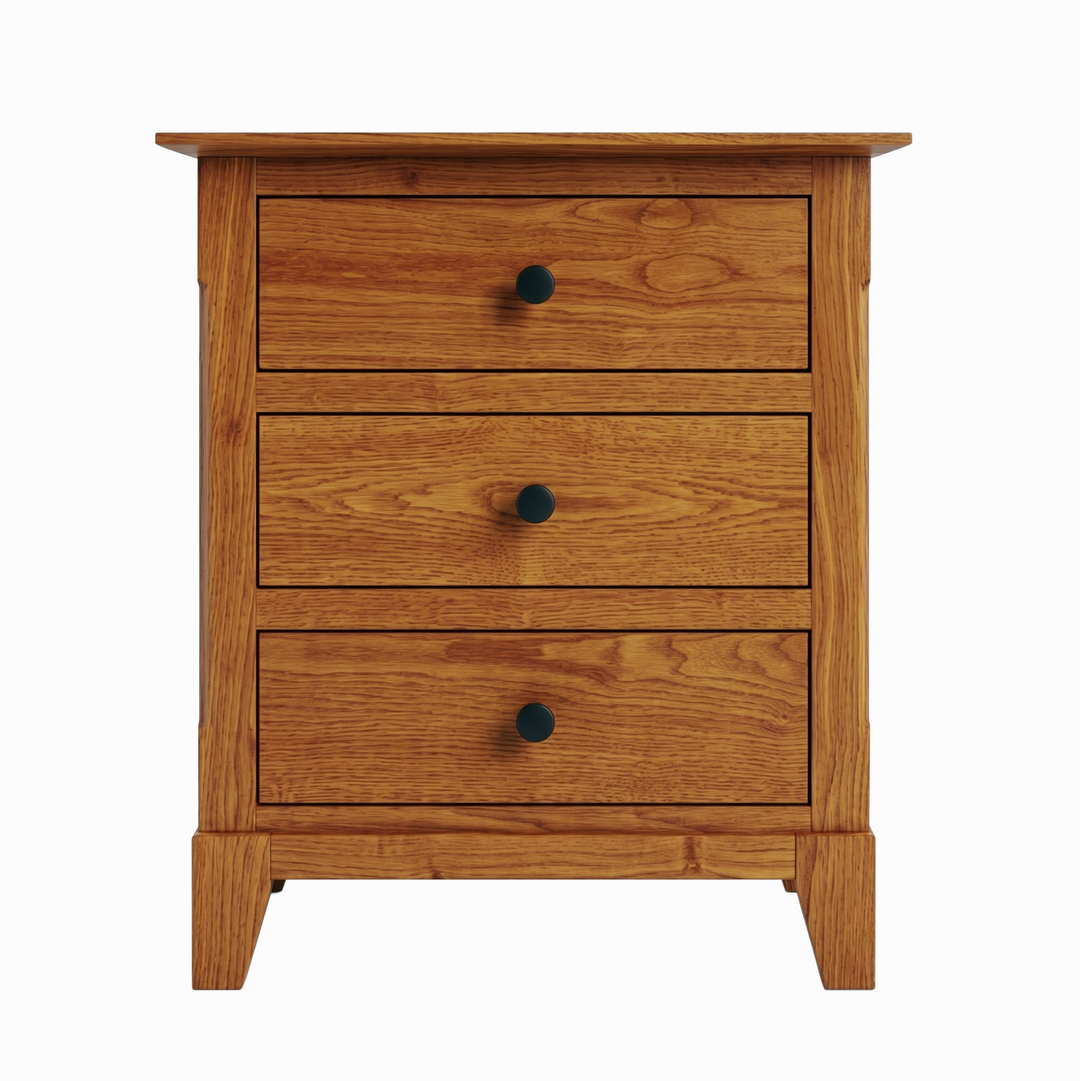 CB10-3 - Cabot Three Drawer Nightstand