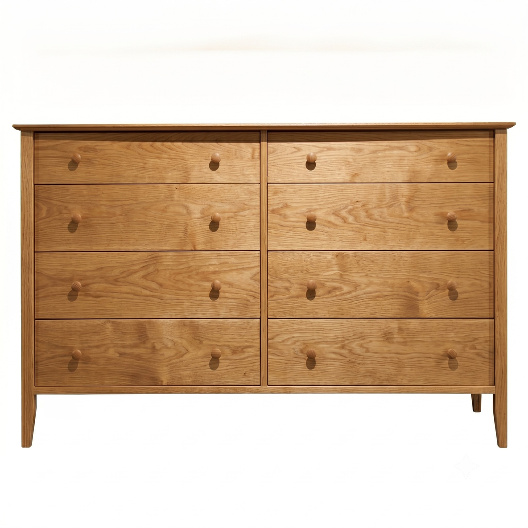 CO08 - Cottage Eight Drawer Dresser