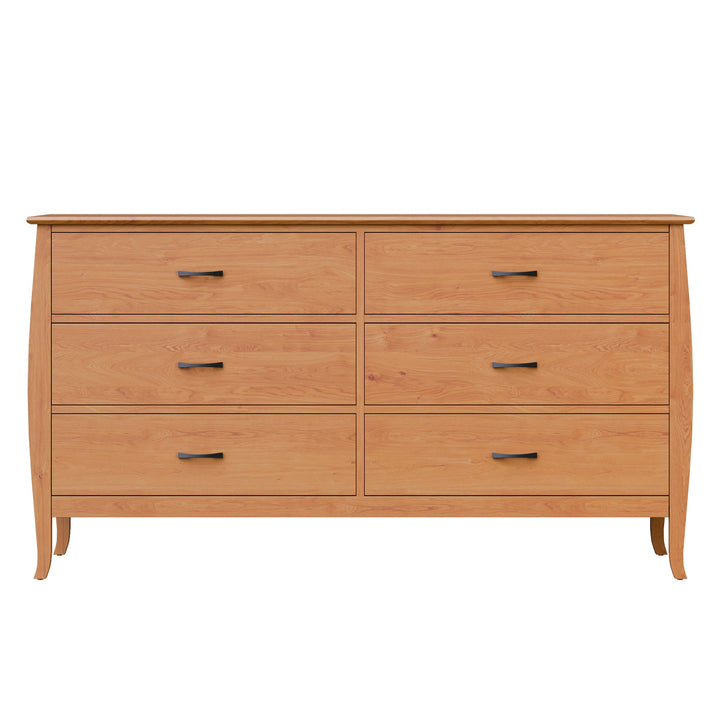 Cascade Six Drawer Double Dresser