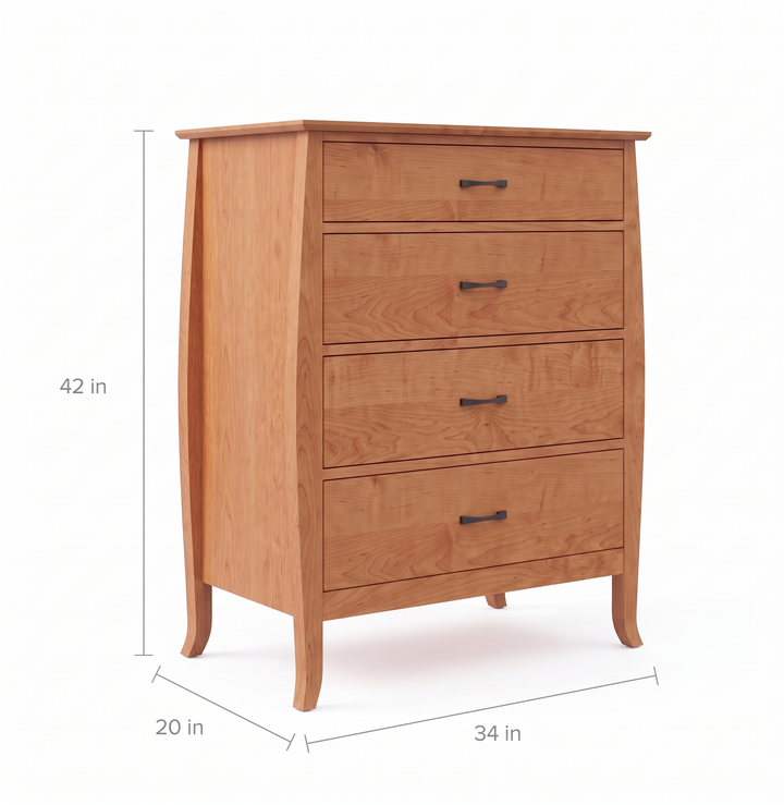 JA04 - Cascade Four Drawer Chest