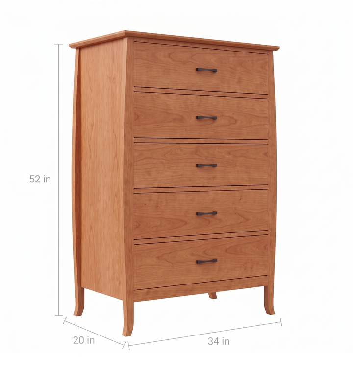 JA05 - Cascade Five Drawer Chest