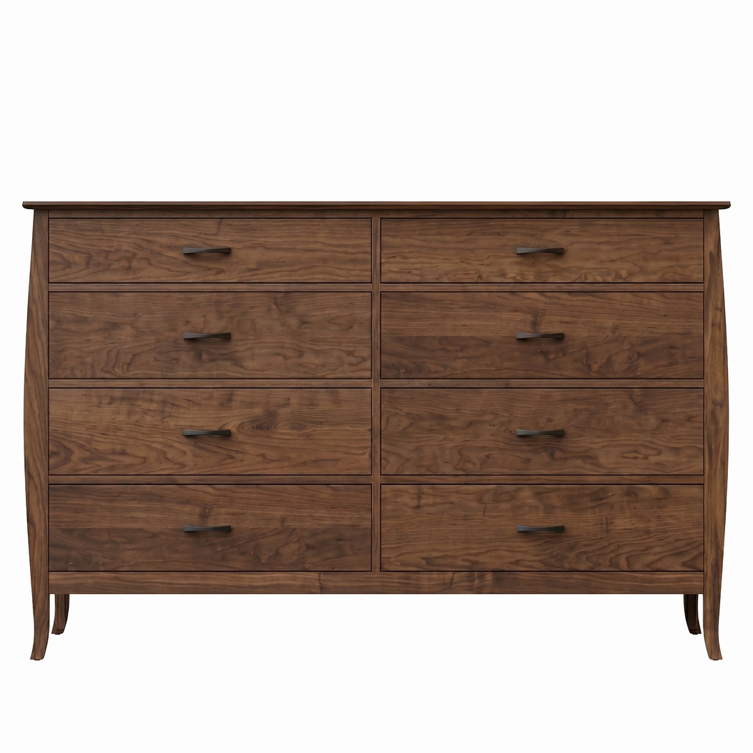 JA08 - Cascade Eight Drawer Dresser