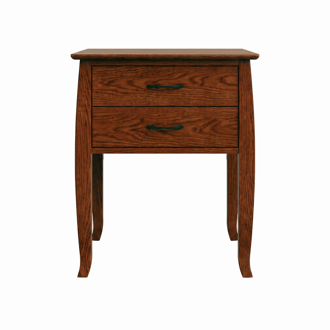 JA10-2 - Cascade Two Drawer Nightstand