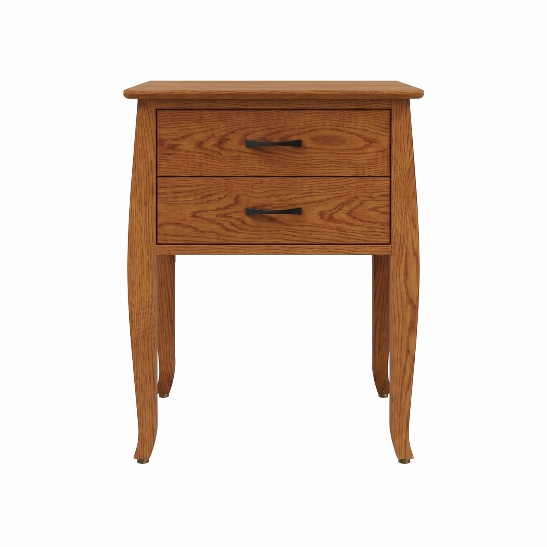 JA10-2 - Cascade Two Drawer Nightstand