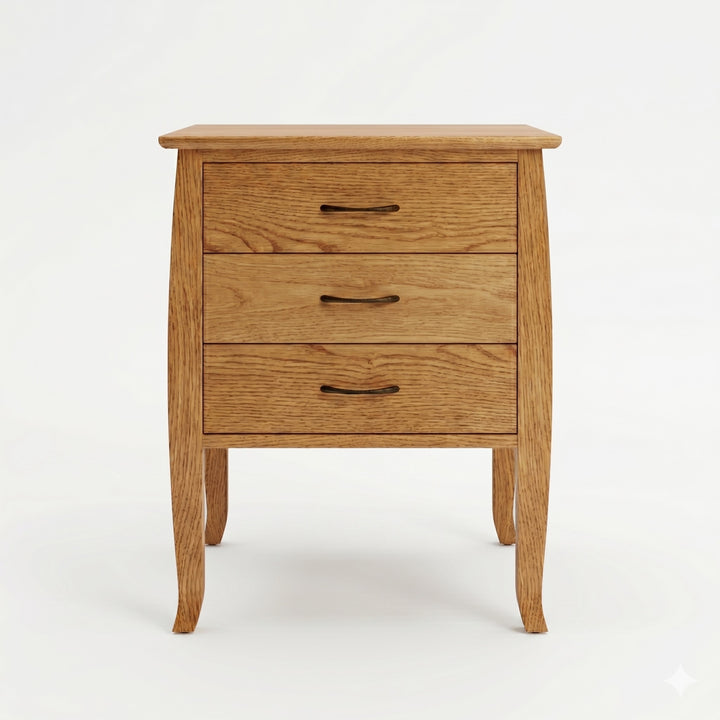 JA10-3 - Cascade Three Drawer Nightstand