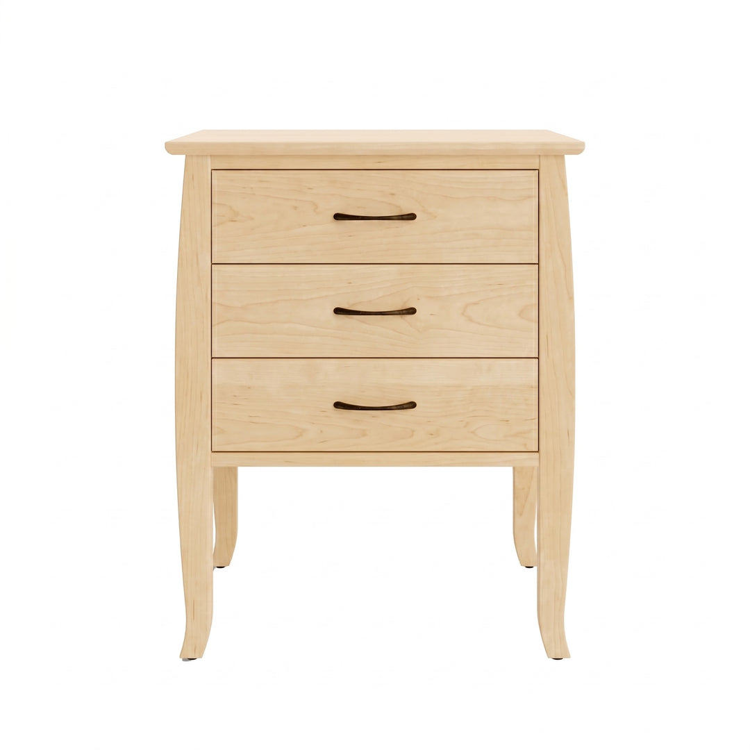 JA10-3 - Cascade Three Drawer Nightstand