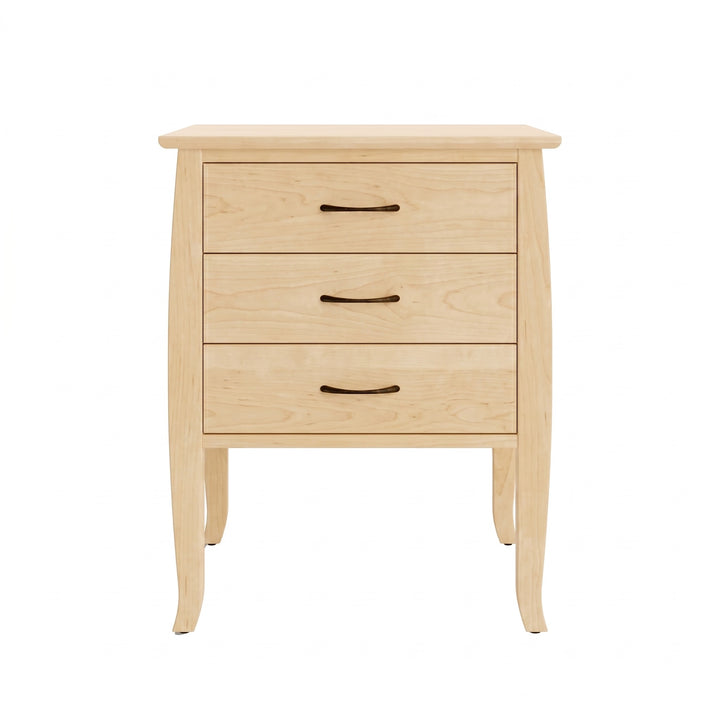 JA10-3 - Cascade Three Drawer Nightstand