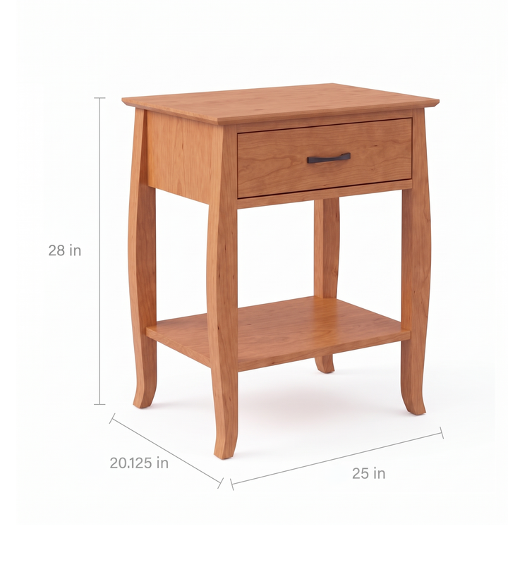JA10-1 - Cascade One Drawer Nightstand
