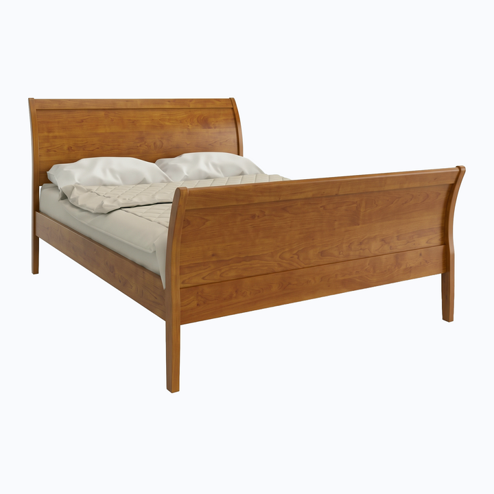 AB14-HF - Cascade Sleigh Bed High Footboard