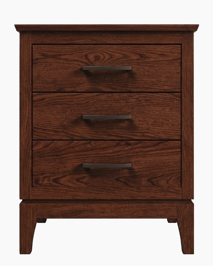 NW10-3 - Norwich Three Drawer Nightstand