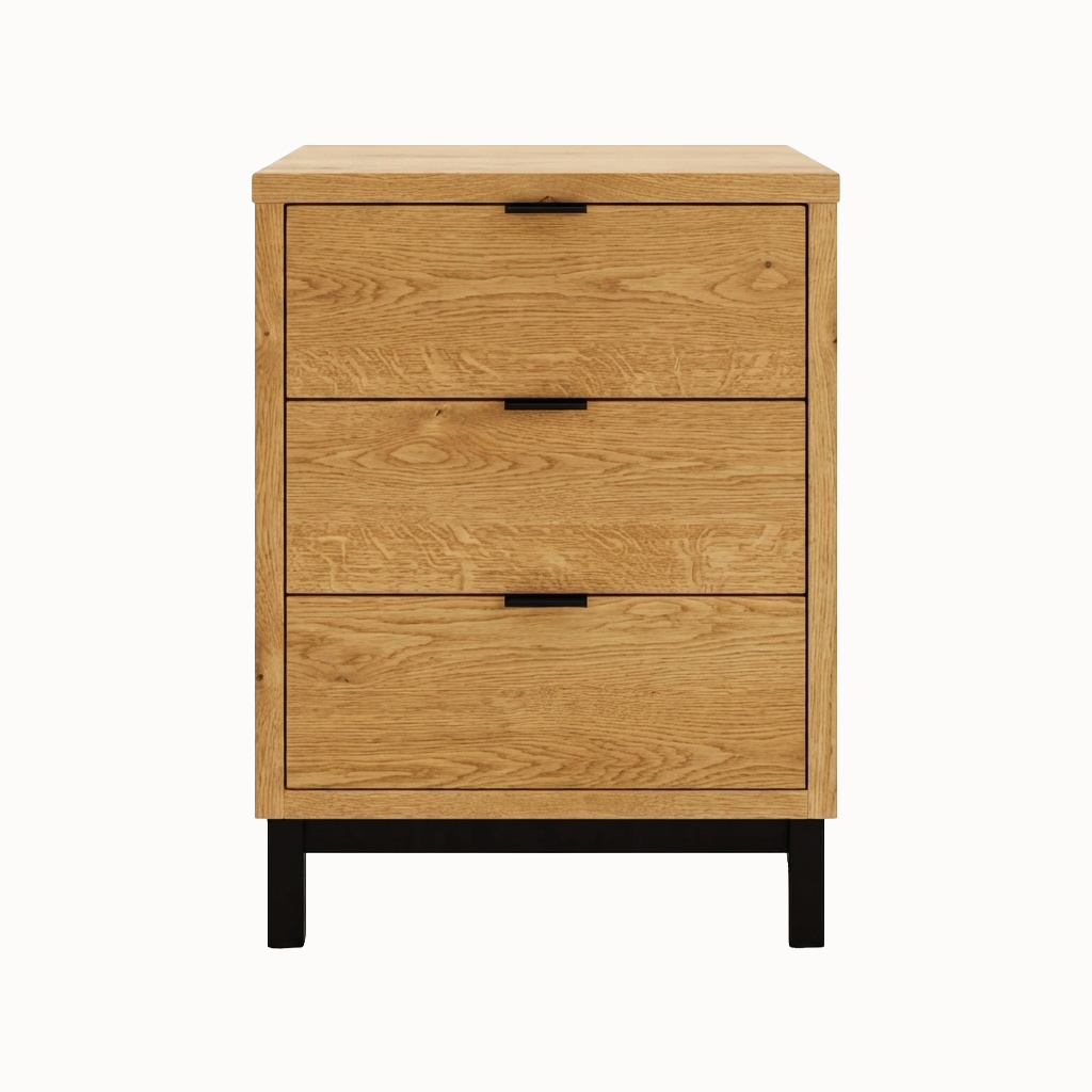 SL10-3 - Solace Three Drawer Nightstand