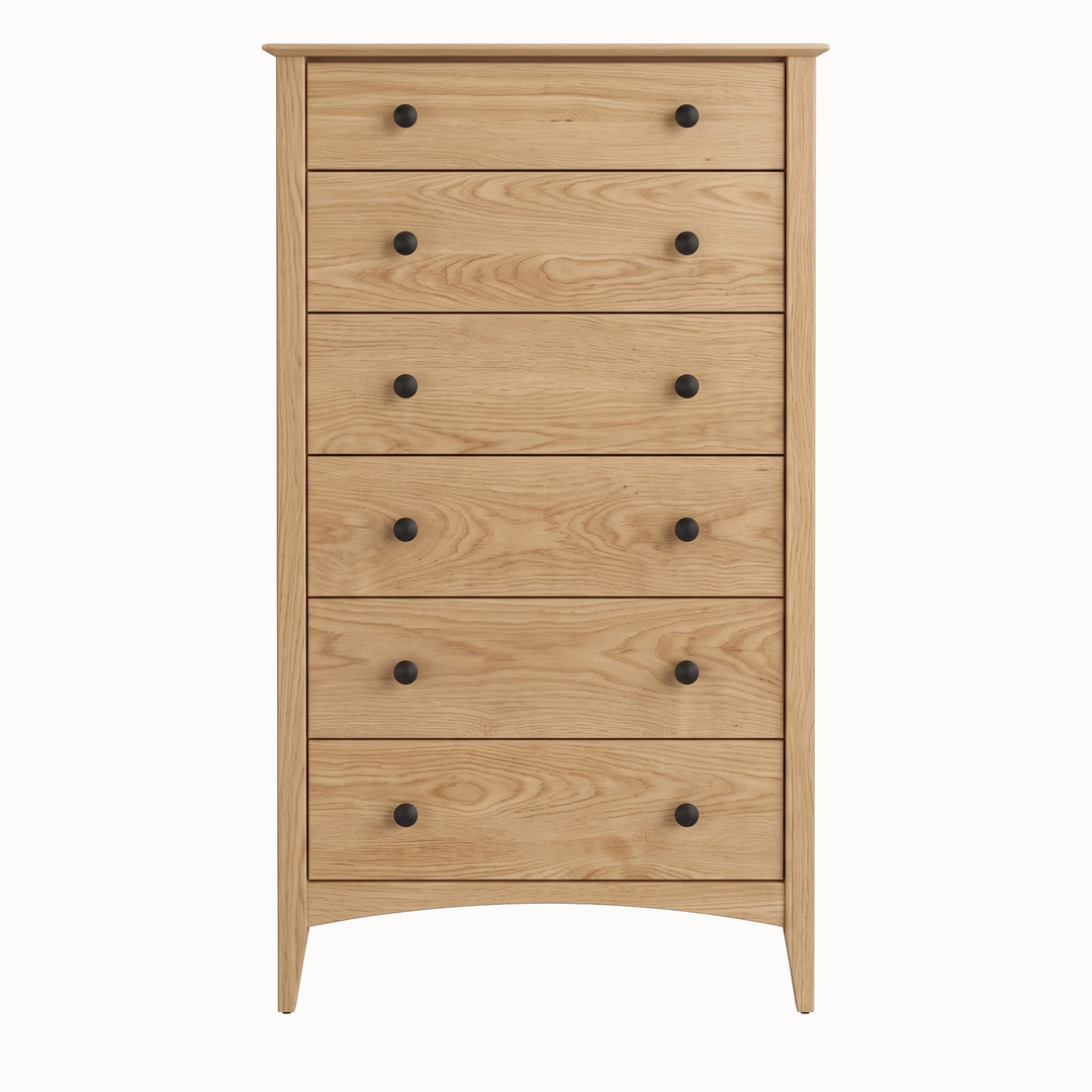 TD06 - Traditional Six Drawer Chest