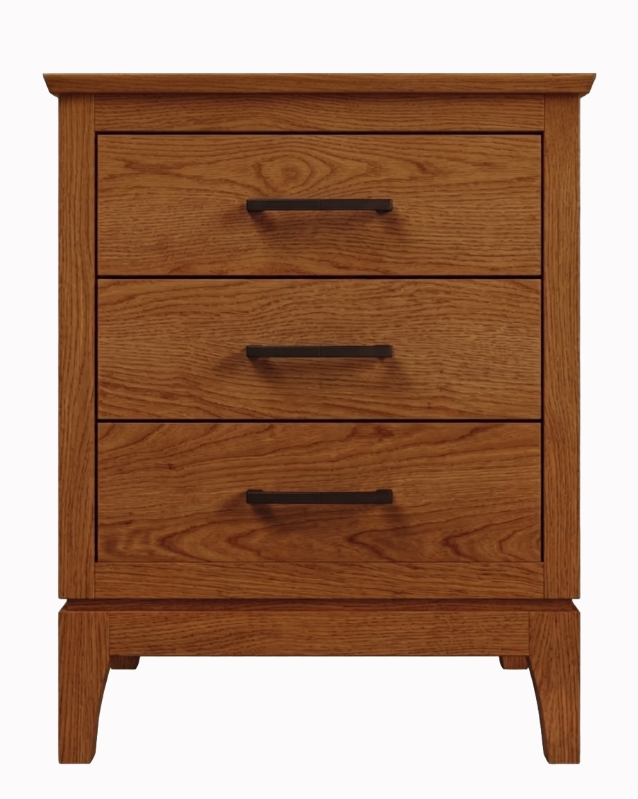 NW10-3 - Norwich Three Drawer Nightstand